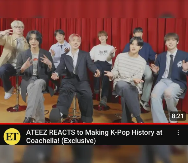 ateez-reacts-to-making-kpop-history-coachella-entertainment-tonight-interview-youtube-content-thumbnail